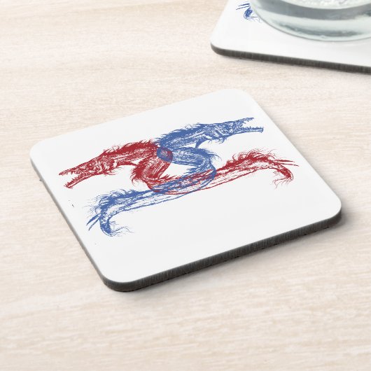 Seemänner mit Ihrem Wunschbild Getränkeuntersetzer (Linke Seite)