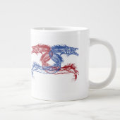 Seemänner mit Ihrem Wunschbild Jumbo-Tasse (Rechts)