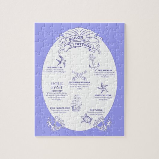 Seemänner und Seaman Tattoos und Meanings Puzzle (Vertikal)
