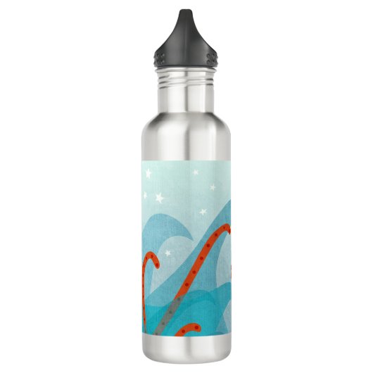 Seemännerin Edelstahlflasche (Links)