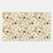 Seemannjerry-Muster Rechteckiger Aufkleber (Vorderseite)