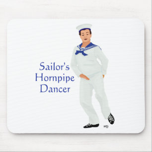 Seemanns Hornpipe Hochlandtänzerin Mousepad