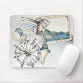 Seemannseedekoration Mousepad (Mit Mouse)