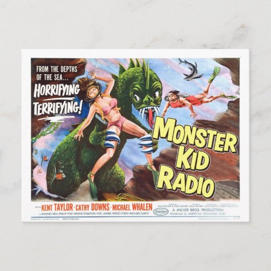 Seemannskarte aus dem Monster Kid Radio Postkarte (Vorderseite)