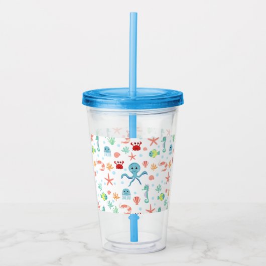 Seemannskörper Acryltrinkbecher (Vorderseite)