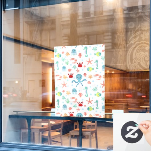 Seemannskörper Fensteraufkleber (Café-Fenster)