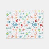 Seemannskörper Fleecedecke (Vorderseite (Horizontal))