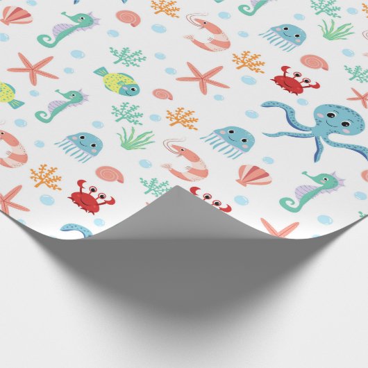 Seemannskörper Geschenkpapier (Ecke)