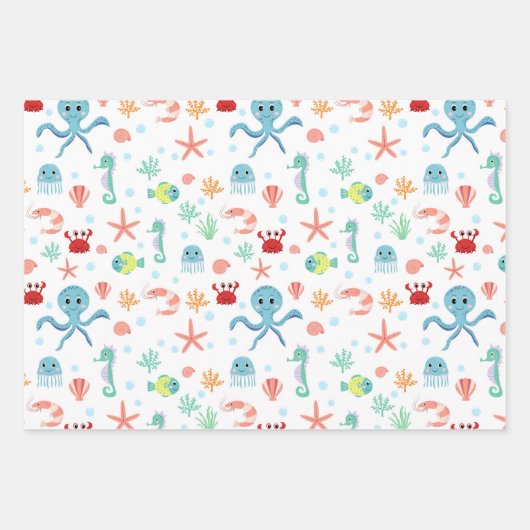 Seemannskörper Geschenkpapier Set (Vorderseite)