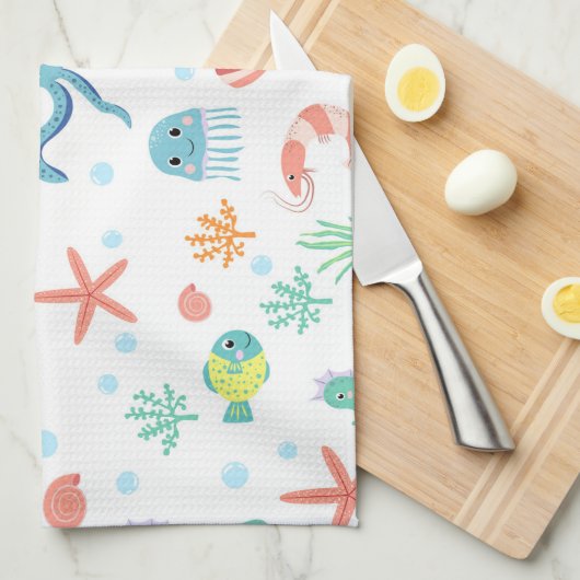 Seemannskörper Geschirrtuch (Viertel Falte)