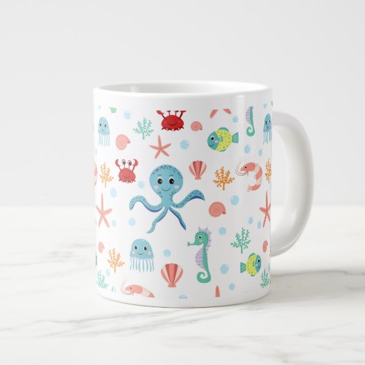 Seemannskörper Jumbo-Tasse (Vorderseite Rechts)