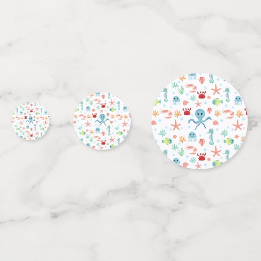 Seemannskörper Konfetti (Rückseiten)