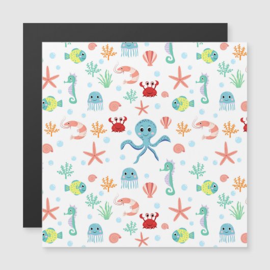 Seemannskörper Magneteinladung (Vorne/Hinten)