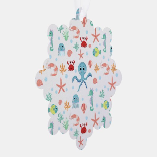 Seemannskörper Ornament Karte (Rechts)