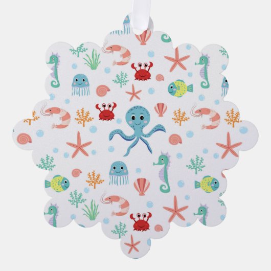 Seemannskörper Ornament Karte (Vorderseite)