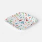 Seemannskörper Pappteller (Gewinkelt)