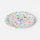 Seemannskörper Pappteller (Schrägansicht)