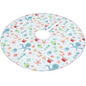 Seemannskörper Polyester Weihnachtsbaumdecke (Schrägansicht)