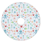 Seemannskörper Polyester Weihnachtsbaumdecke (Vorderseite)