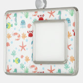 Seemannskörper Rahmen-Ornament Silber (Links)