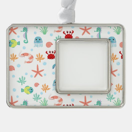 Seemannskörper Rahmen-Ornament Silber (Vorderseite)