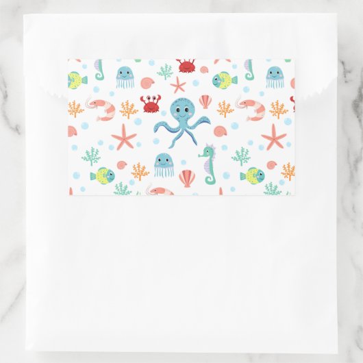 Seemannskörper Rechteckiger Aufkleber (Tasche)