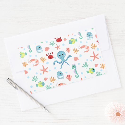 Seemannskörper Rechteckiger Aufkleber (Umschlag)