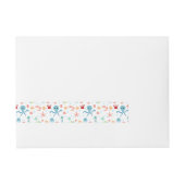 Seemannskörper Rundum-Adressaufkleber (Vorderseite)