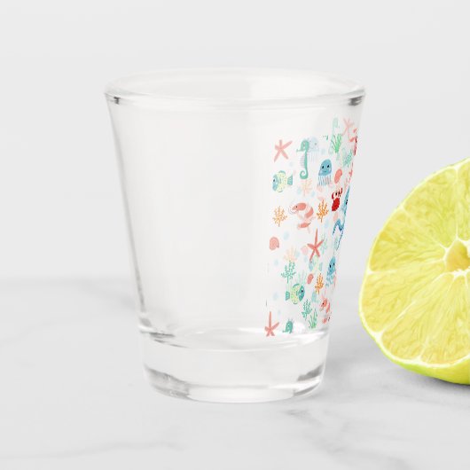 Seemannskörper Schnapsglas (Links)