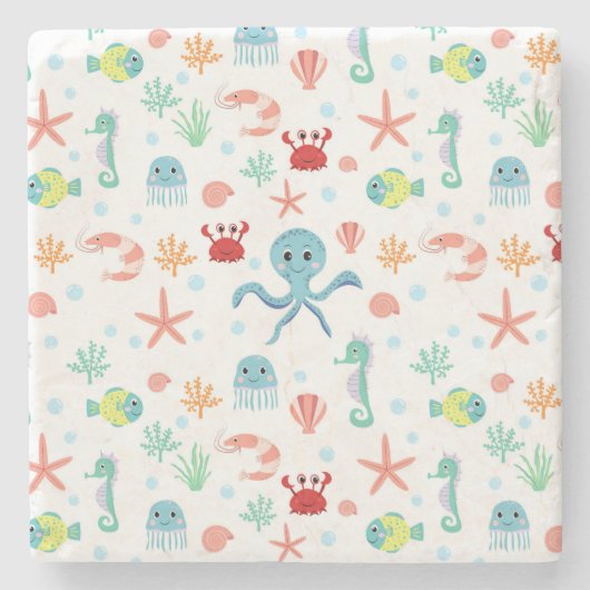 Seemannskörper Steinuntersetzer (Vorderseite)