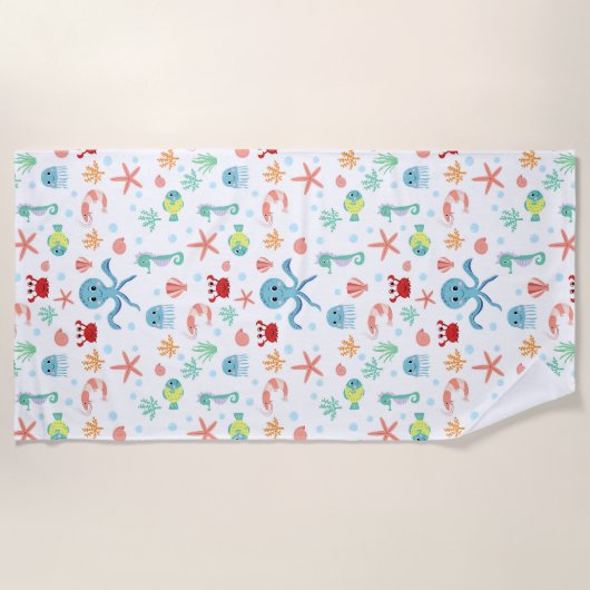 Seemannskörper Strandtuch (Vorderseite)