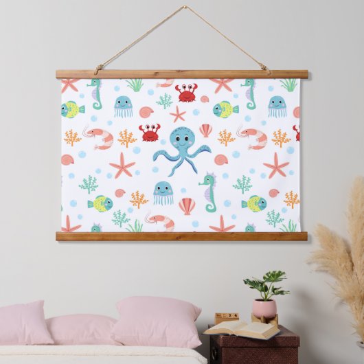 Seemannskörper Wandteppich Mit Holzrahmen (Schlafzimmer)