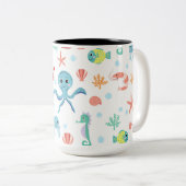 Seemannskörper Zweifarbige Tasse (VorderseiteRechts)