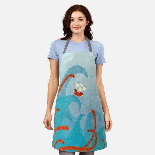 Seemannsschiff Schürze (Getragen)