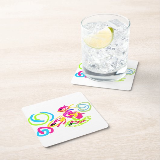 Seemannszeit Rechteckiger Pappuntersetzer (Vor Ort)