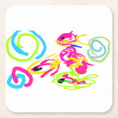 Seemannszeit Rechteckiger Pappuntersetzer (Vorderseite)