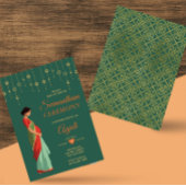 Seemantham Zeremonie Traditionelle indische Babydu Einladung