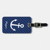 Seemarine-Anker Gepäckanhänger (Vorderseite horizontal)