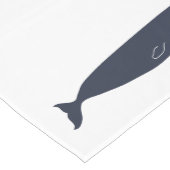 Seemarine-Blauwal Mittelgroßer Tischläufer (Ecke)