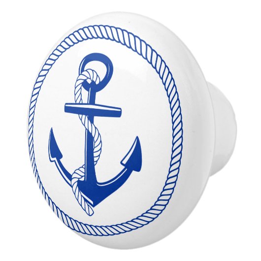 Seemarineschiffs-Boots-Anker und Linie Roping Keramikknauf (Rechts)