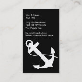 Seemarinesoldat Visitenkarte (Rückseite)