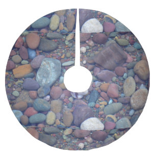 Seemcdonald-Felsen Polyester Weihnachtsbaumdecke