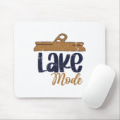 Seemode Camping Camper Seelenleben Sommerurlaub Mousepad (Mit Mouse)