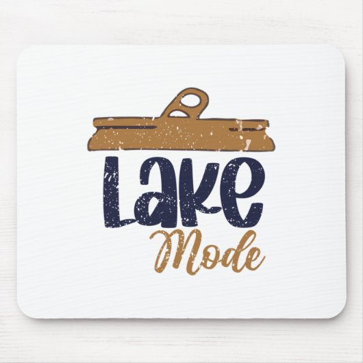 Seemode Camping Camper Seelenleben Sommerurlaub Mousepad (Vorne)