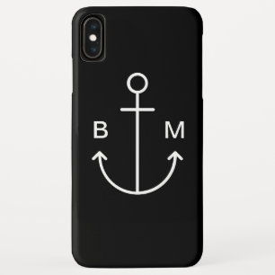 Seemonogramm-Boots-Anker Case-Mate iPhone Hülle