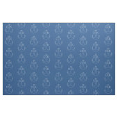 Seemonogramm des Vintagen weißen Ankers Stoff (Fat Quarter (45,7 x 55,9 cm))