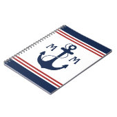 Seemonogramm Notizblock (Linke Seite)