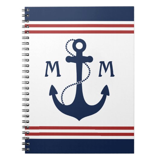 Seemonogramm Notizblock (Vorderseite)