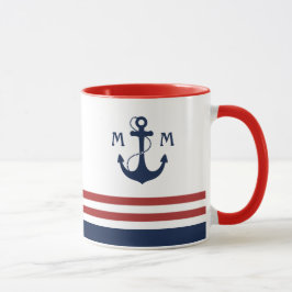 Seemonogramm Tasse