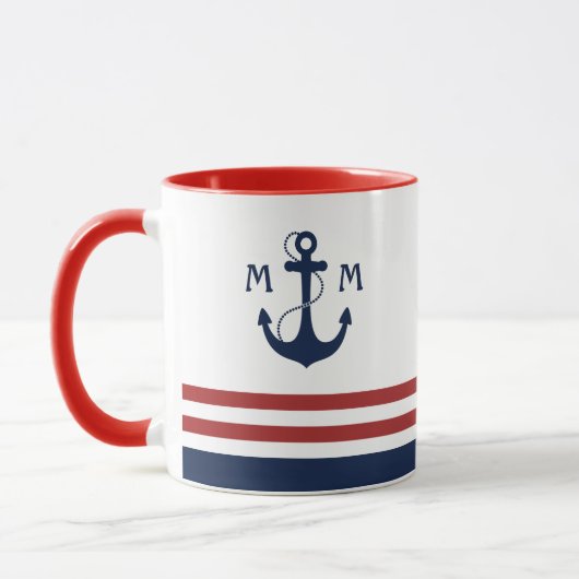 Seemonogramm Tasse (Links)